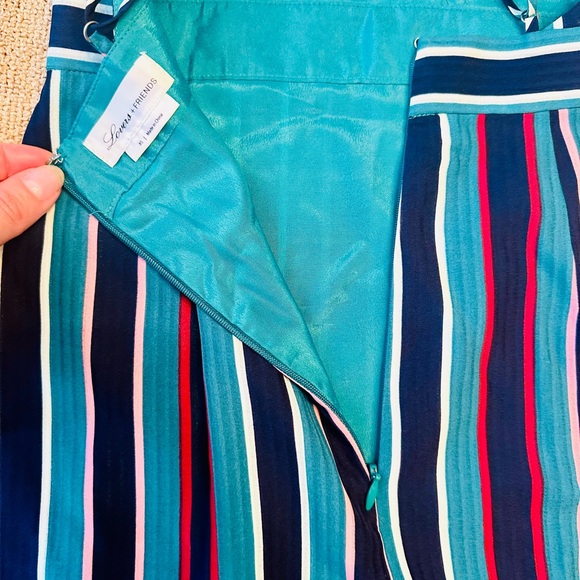 NWOT Lovers and Friends V neck striped mini dress size xsmall - Picture 6 of 9